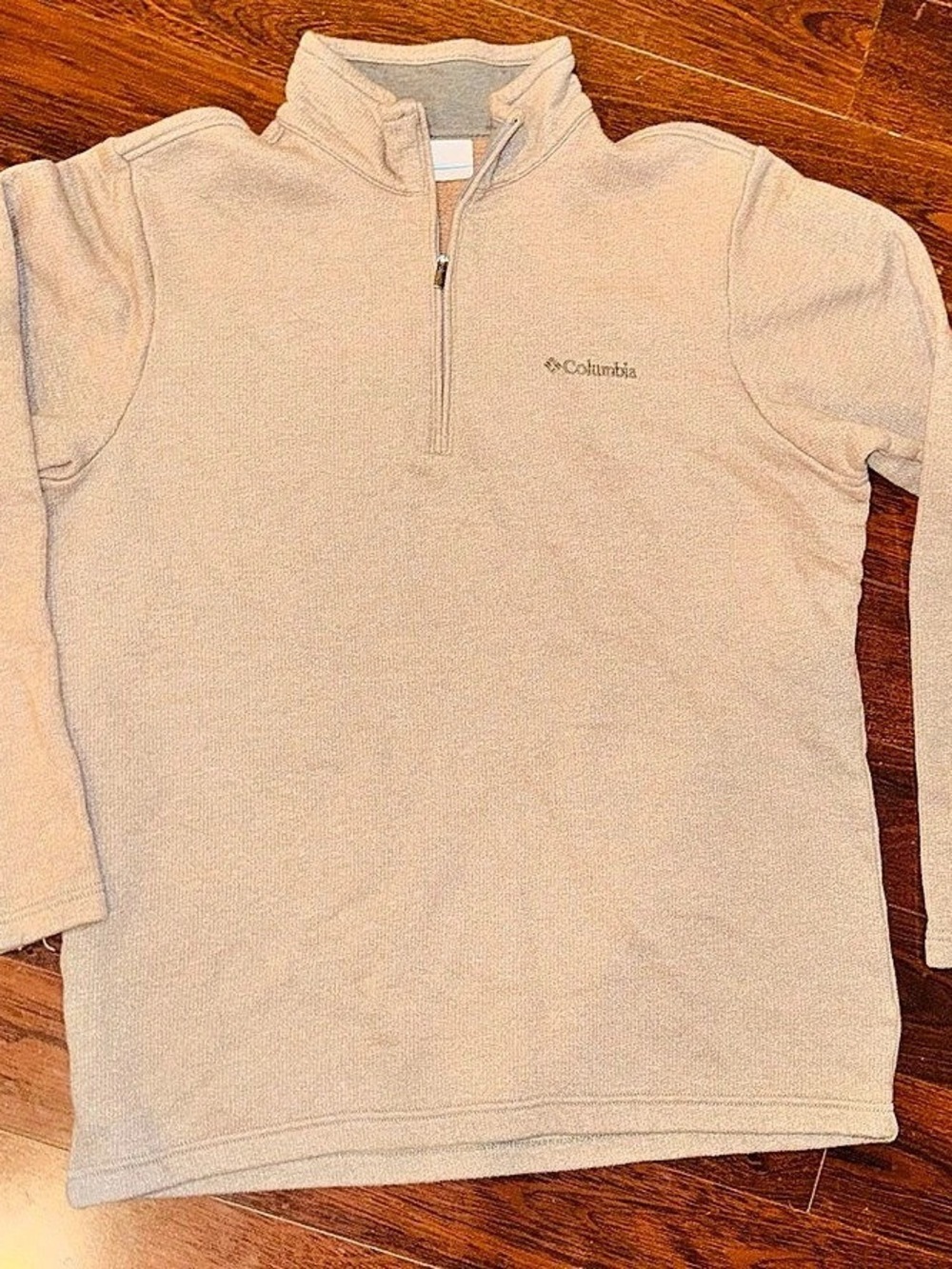 Columbia Harborside Fleece Pullover Men's Quarter-Zip Beige